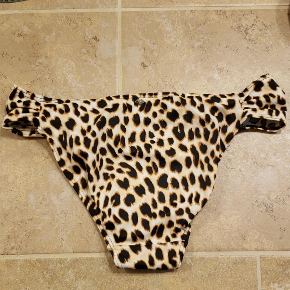 Victoria's Secret swim cheetah bikini bottoms